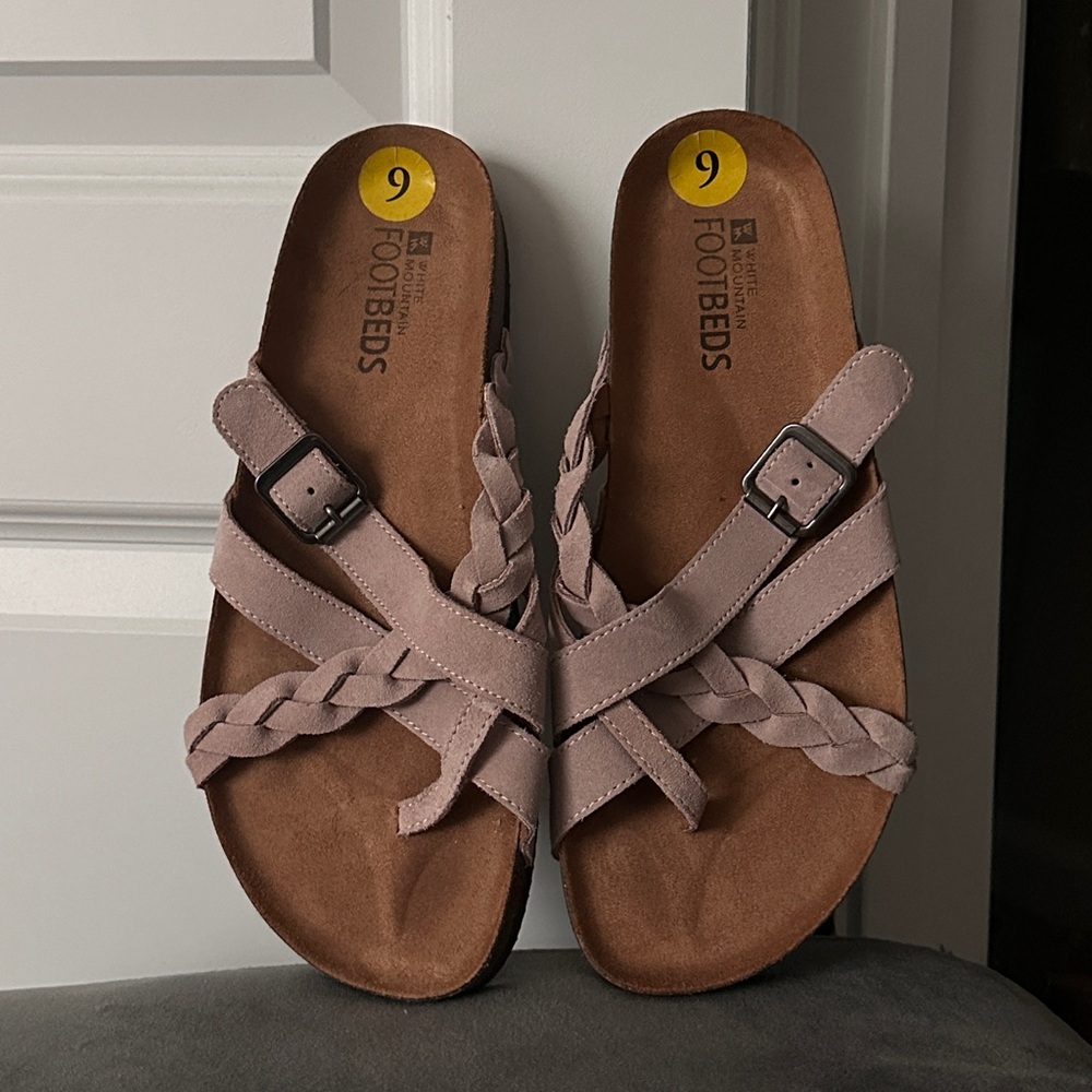 Pink Strappy Sandals